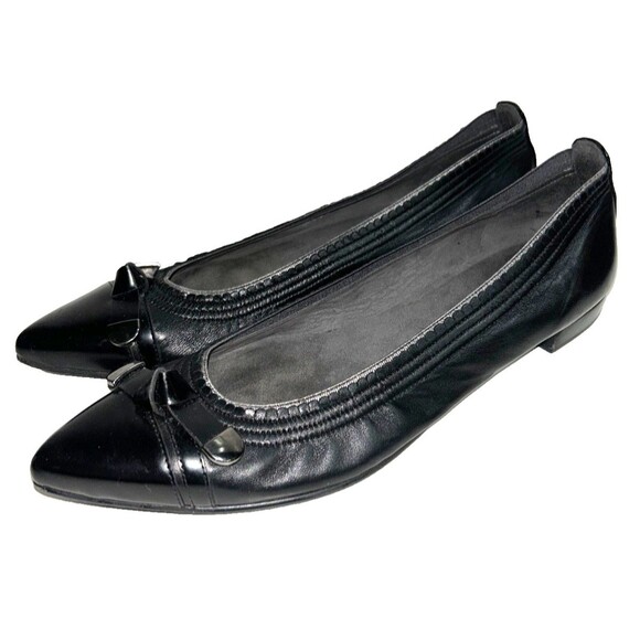 Stuart Weitzman Women’s Pointy Toe Ballet Flat size 8N Buttery Soft Whimsygoth - Picture 1 of 10